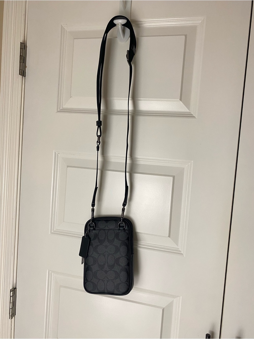 Coach Black Signature Crossbody Bag with Adjustable Strap - Picture 2 of 10